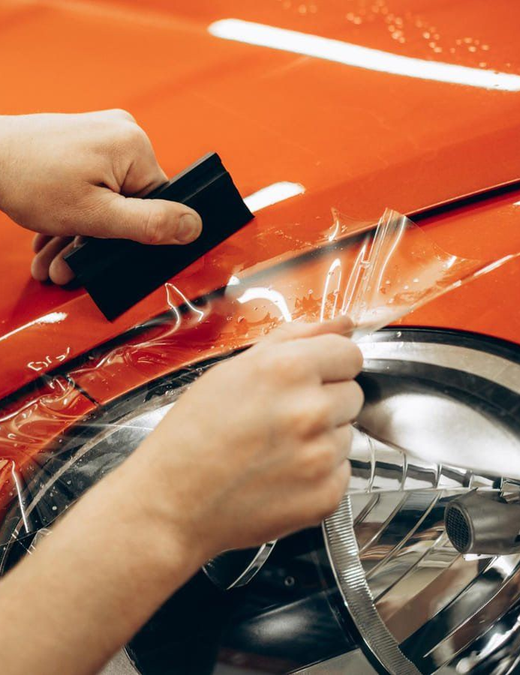 titanguard clear PPF and squeegee